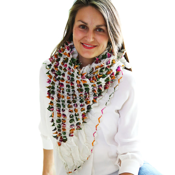 Aurora Scarf - White