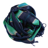 Fjord Scarf - Navy - Vegan Silk