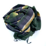 Fjord Scarf - Forest Green - Vegan Silk