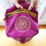 Enlightened Yoga Bag - Fuchsia (Rabari)
