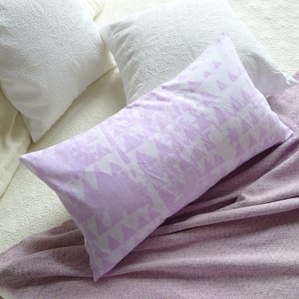 ethically sourced lavender throw pillow for your interior design project